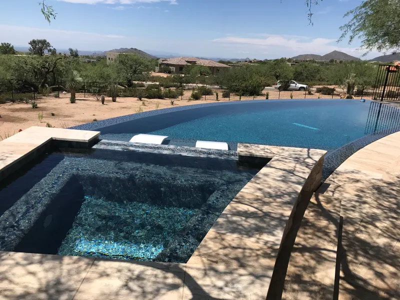 Custom swimming pool excavation by Mitchell Excavating in Flagstaff, AZ