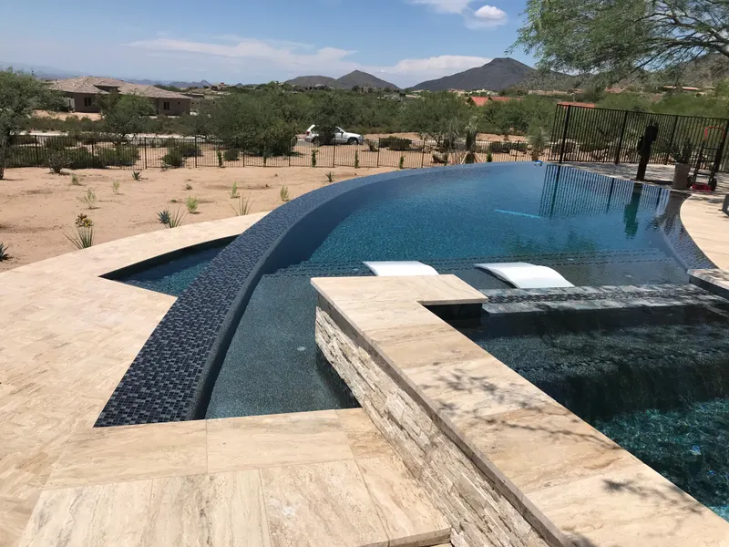 Custom swimming pool excavation by Mitchell Excavating in Cave Creek, AZ