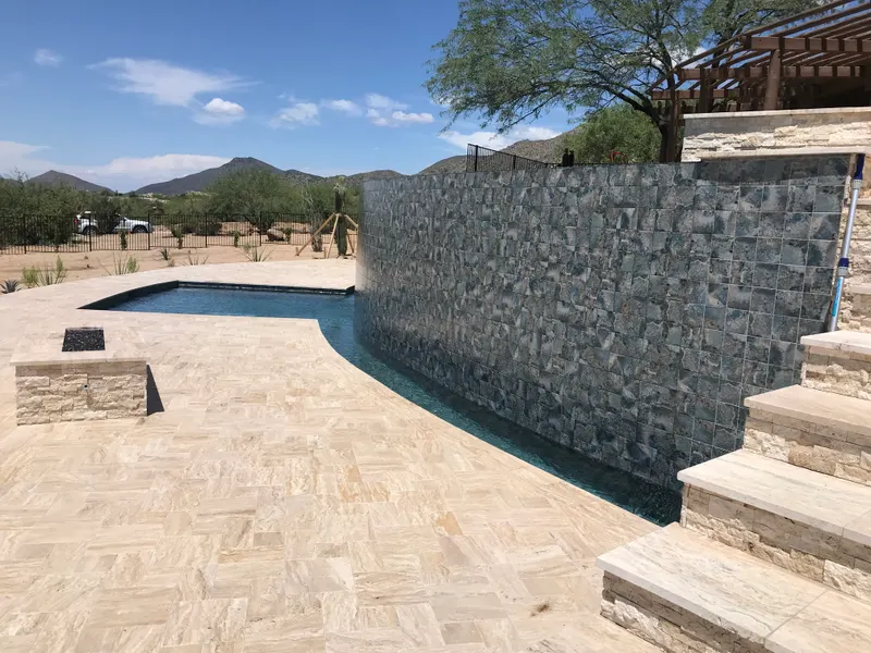 Custom swimming pool excavation by Mitchell Excavating in Desert Hills, AZ