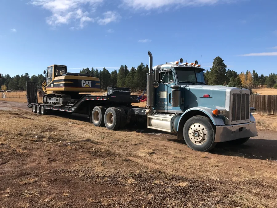 Demolition and lot clearing by Mitchell Excavating in Cave Creek, AZ