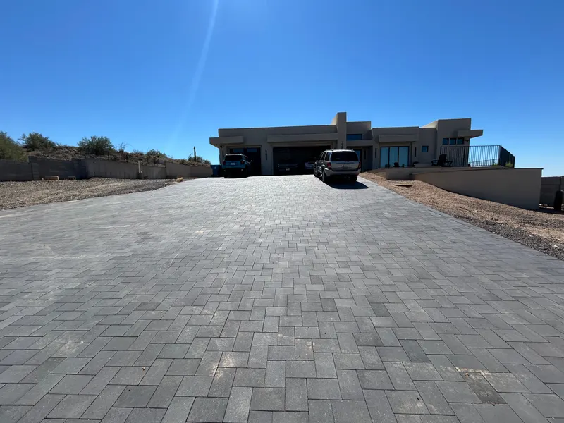 Certified building pad excavation by Mitchell Excavating in Troon, AZ