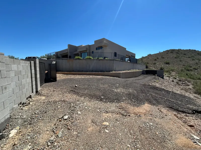Certified building pad excavation by Mitchell Excavating in Flagstaff, AZ