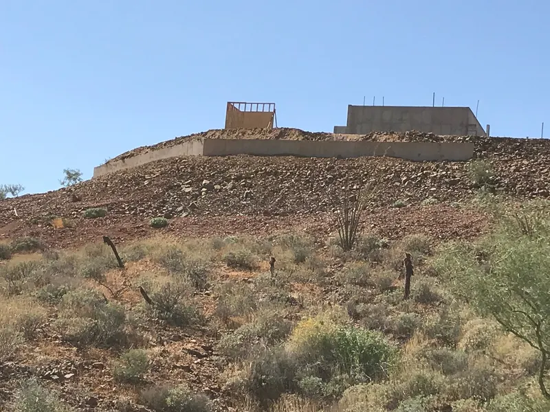 Certified building pad excavation by Mitchell Excavating in North Phoenix, AZ