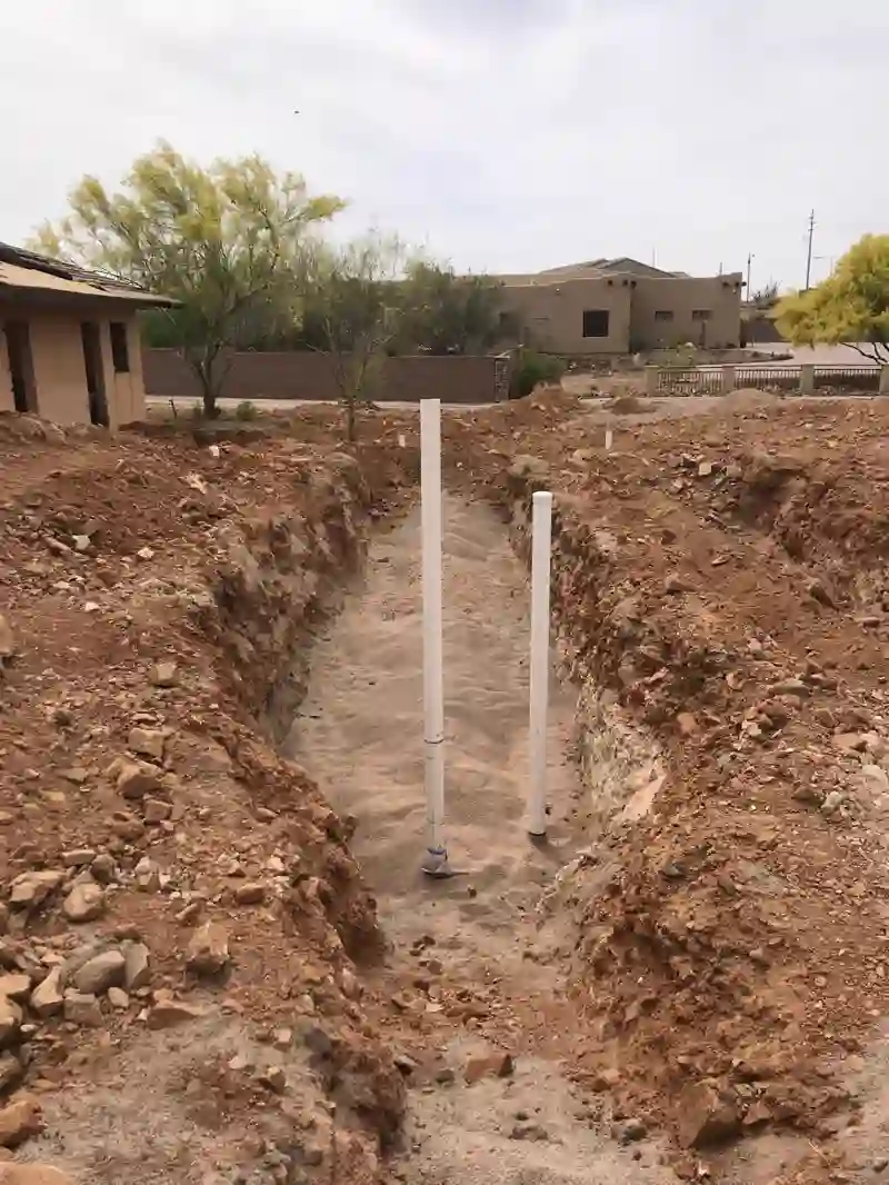 Septic system installation by Mitchell Excavating in Black Canyon City, AZ