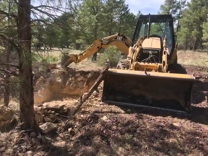 Septic system installation by Mitchell Excavating in Troon, AZ
