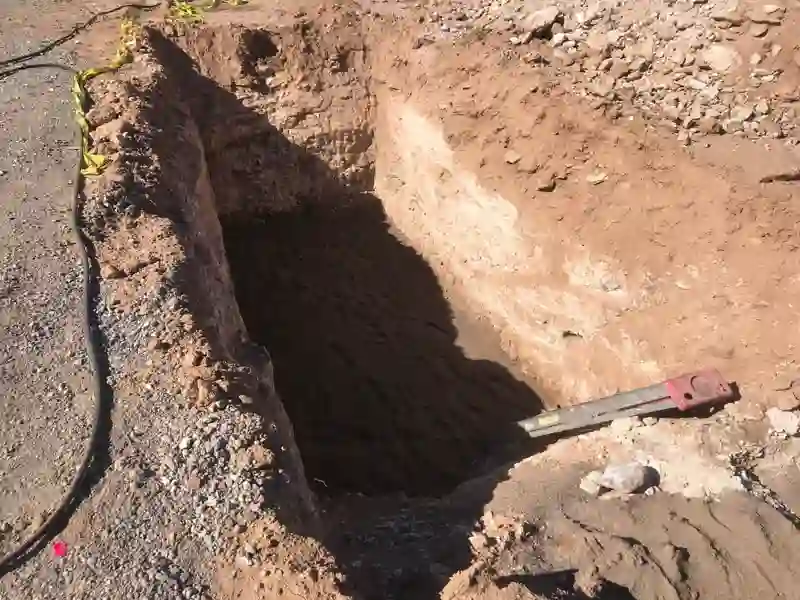 Septic system installation by Mitchell Excavating in Scottsdale, AZ