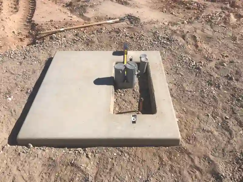 Underground utility trenching by Mitchell Excavating in Black Canyon City, AZ